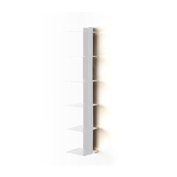 Bücherturm 90 cm (für 1m Bücher) weiss Bücherregal