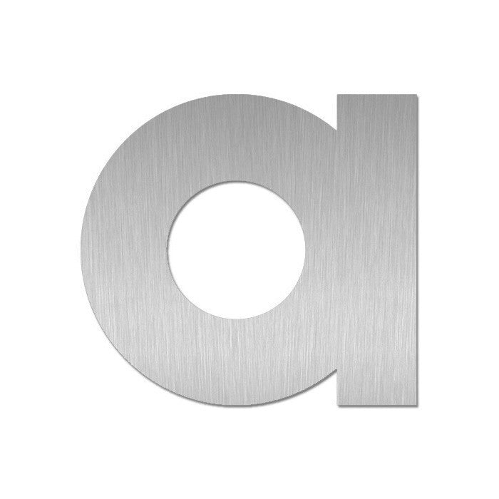 Hausnummer a „Midi“, Edelstahl