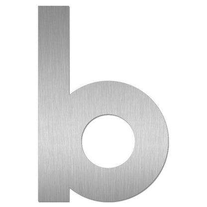 Hausnummer b „Midi“, Edelstahl