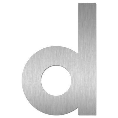 Hausnummer d „Midi“, Edelstahl
