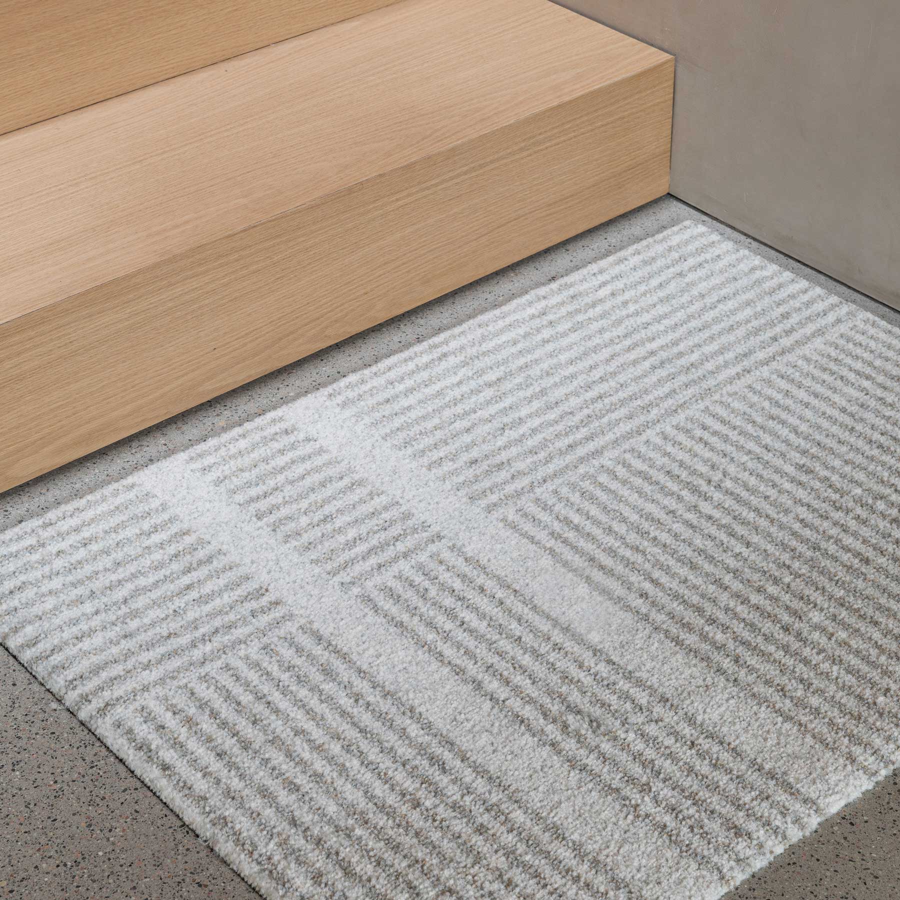 Fußmatte 85x115 Løype beige