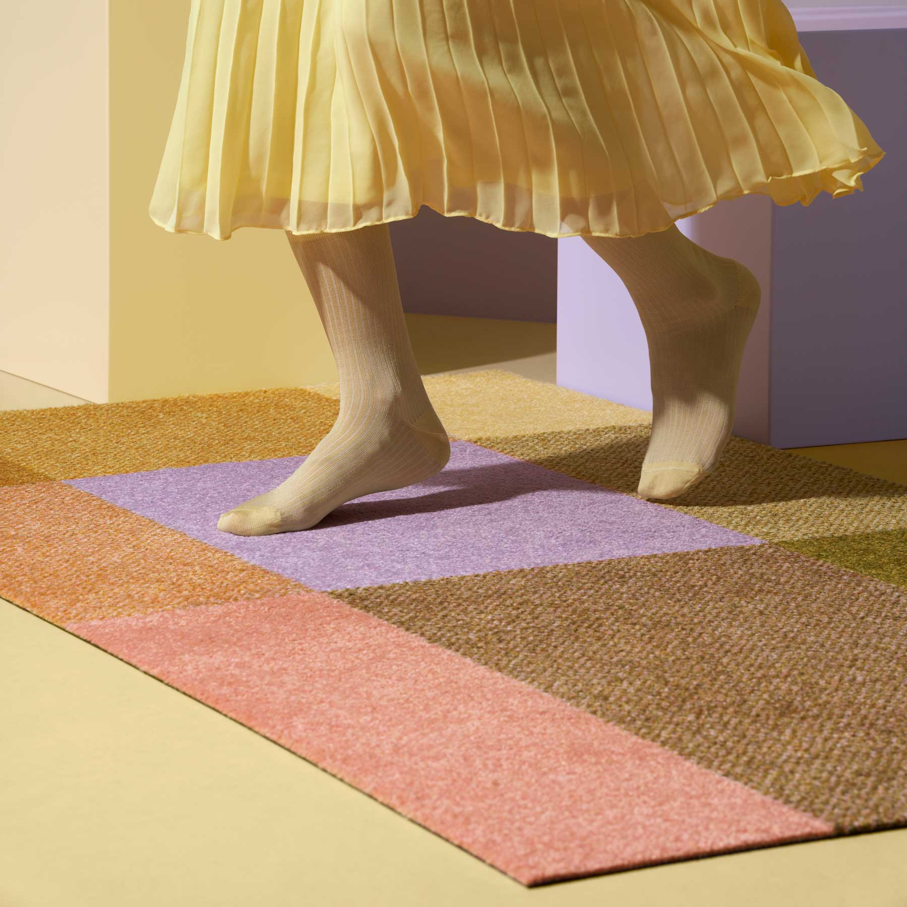 Fußmatte Heymat bunt