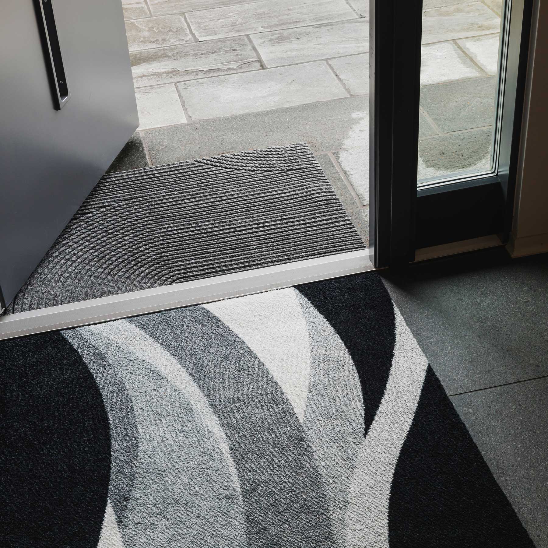 Wohnmatte 85x130 Stein grau