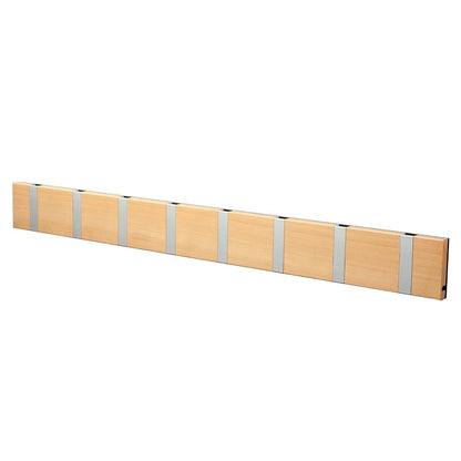 Garderobe Knax 8 Buche geölt (Haken klappbar Alu)