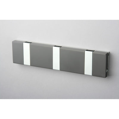 Garderobe Knax Lite 3 grau Luxus-Hakenleiste für Bad & Küche Länge 20 cm
