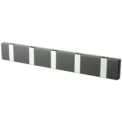 Garderobe Knax Lite 5 grau Luxus-Hakenleiste für Bad & Küche Länge 33,3 cm
