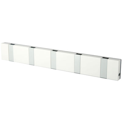Garderobe Knax Lite 5 weiß Luxus-Hakenleiste für Bad & Küche Länge 33,3 cm