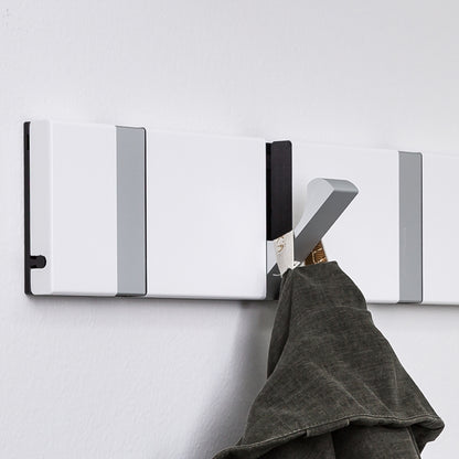 Garderobe Knax Lite 5 weiß Luxus-Hakenleiste für Bad & Küche Länge 33,3 cm