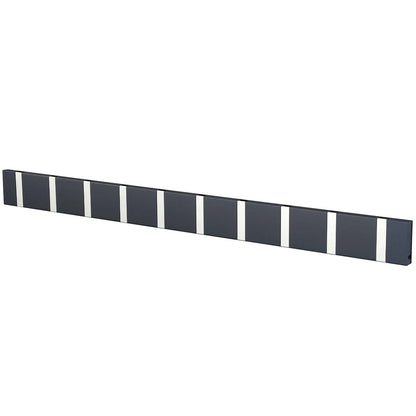 Garderobe Knax 10 anthrazit (Haken klappbar Alu)