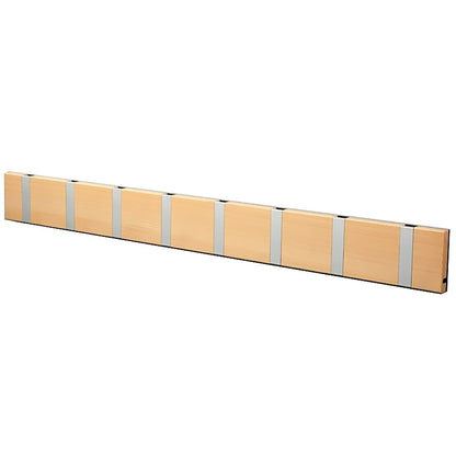 Garderobe Knax 8 Buche (Haken klappbar Alu)