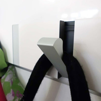 Garderobe Knax 8 Buche (Haken klappbar Alu)
