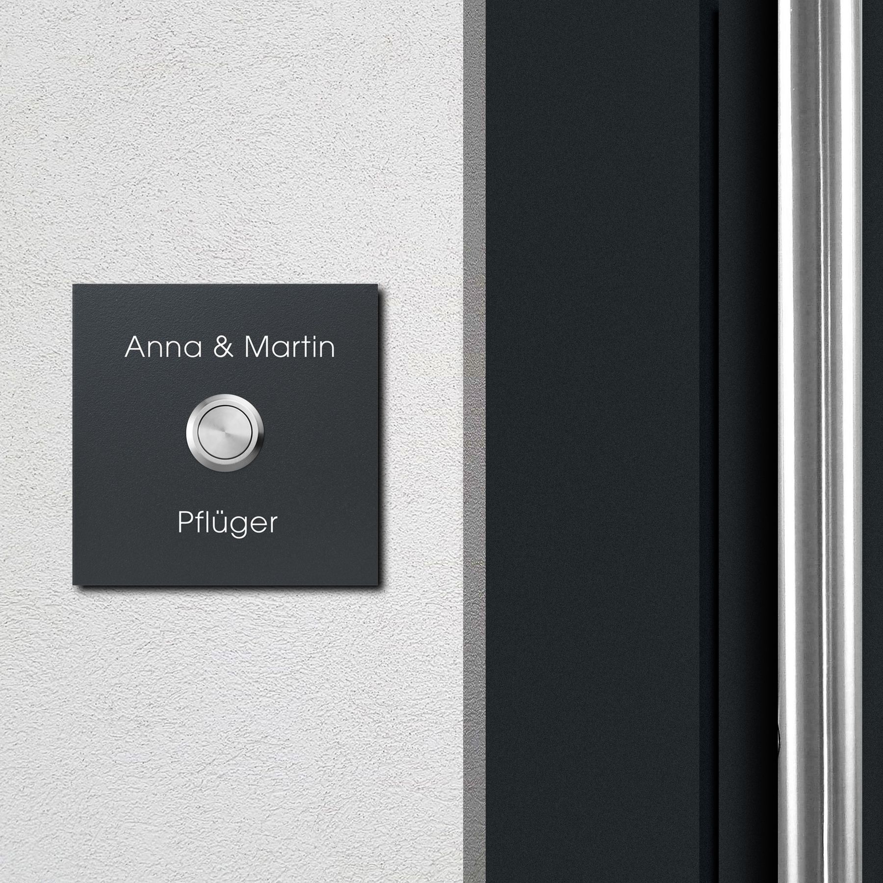 Beschriftung NF 20 für alle Klingelplatten 85 x 85 cm