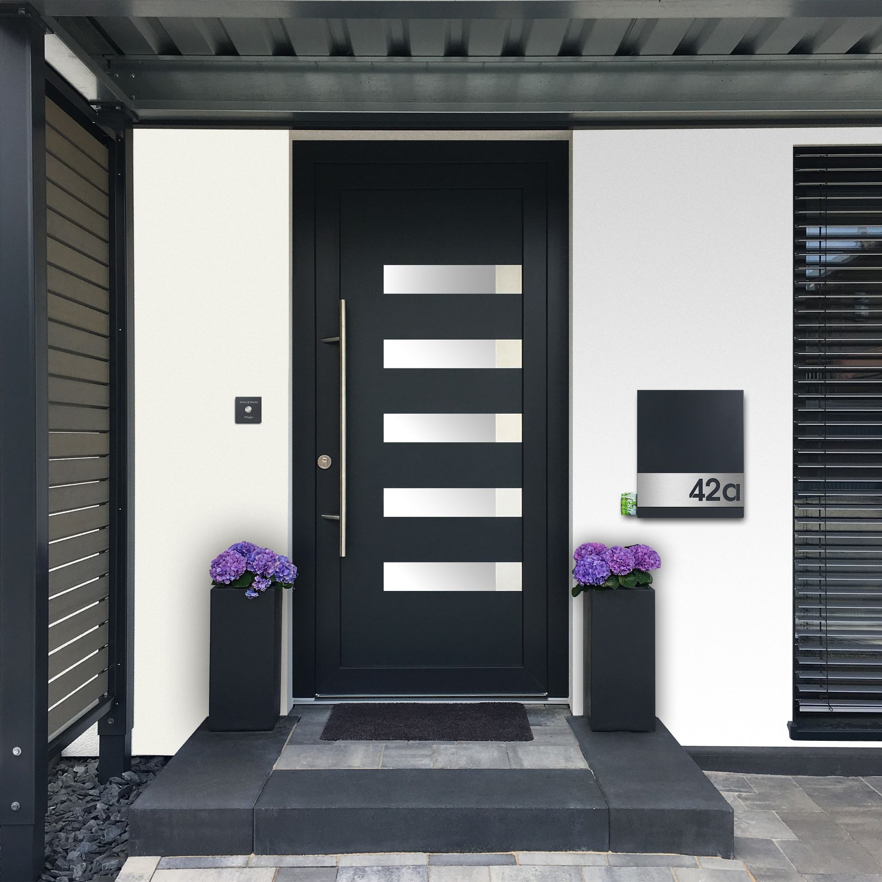 Beschriftung NF 20 für alle Klingelplatten 85 x 85 cm