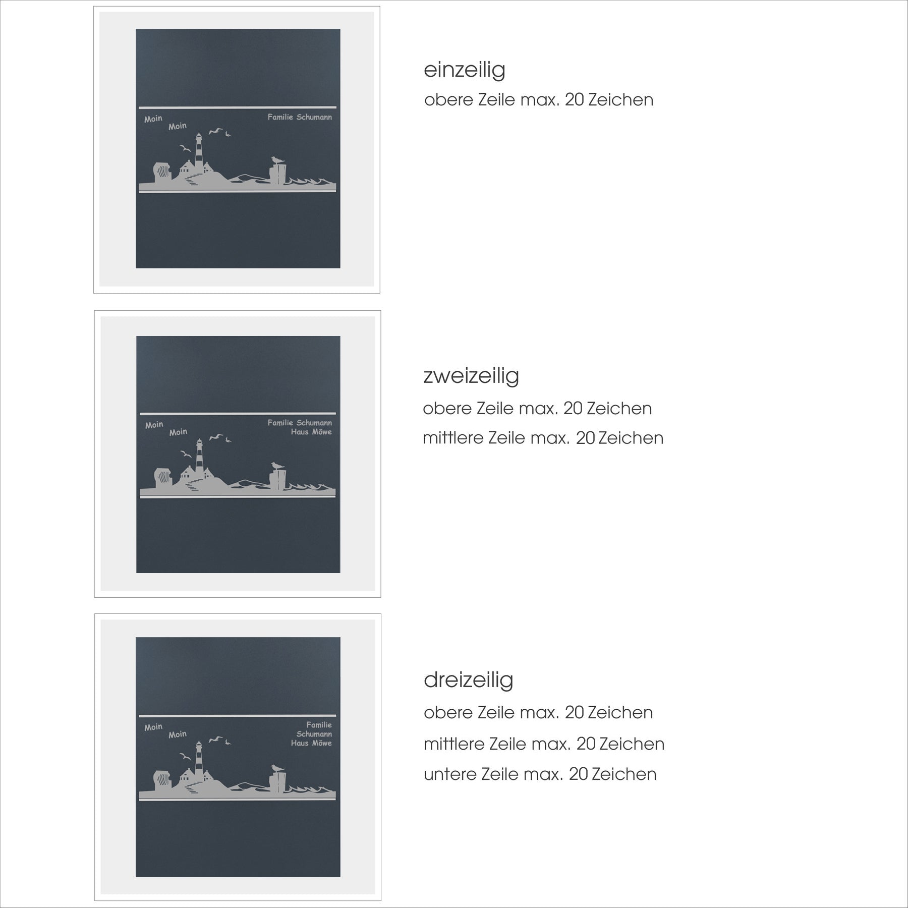 Beschriftung NF11d maritimes Motiv Box 141