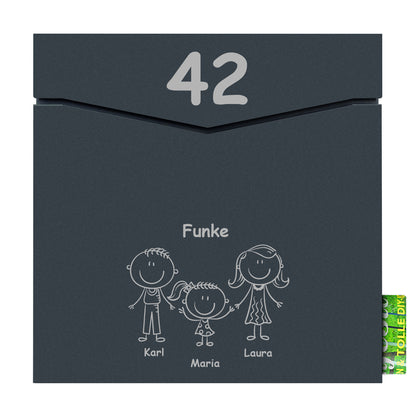 Beschriftung NF14B Motiv Familie