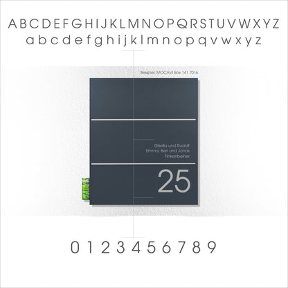 Beschriftung NF74a für Box 141