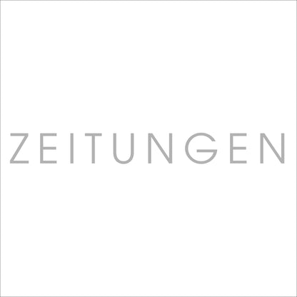 Beschriftung ZEITUNGEN für Zeitungsfächer ZF 1 hellgrau