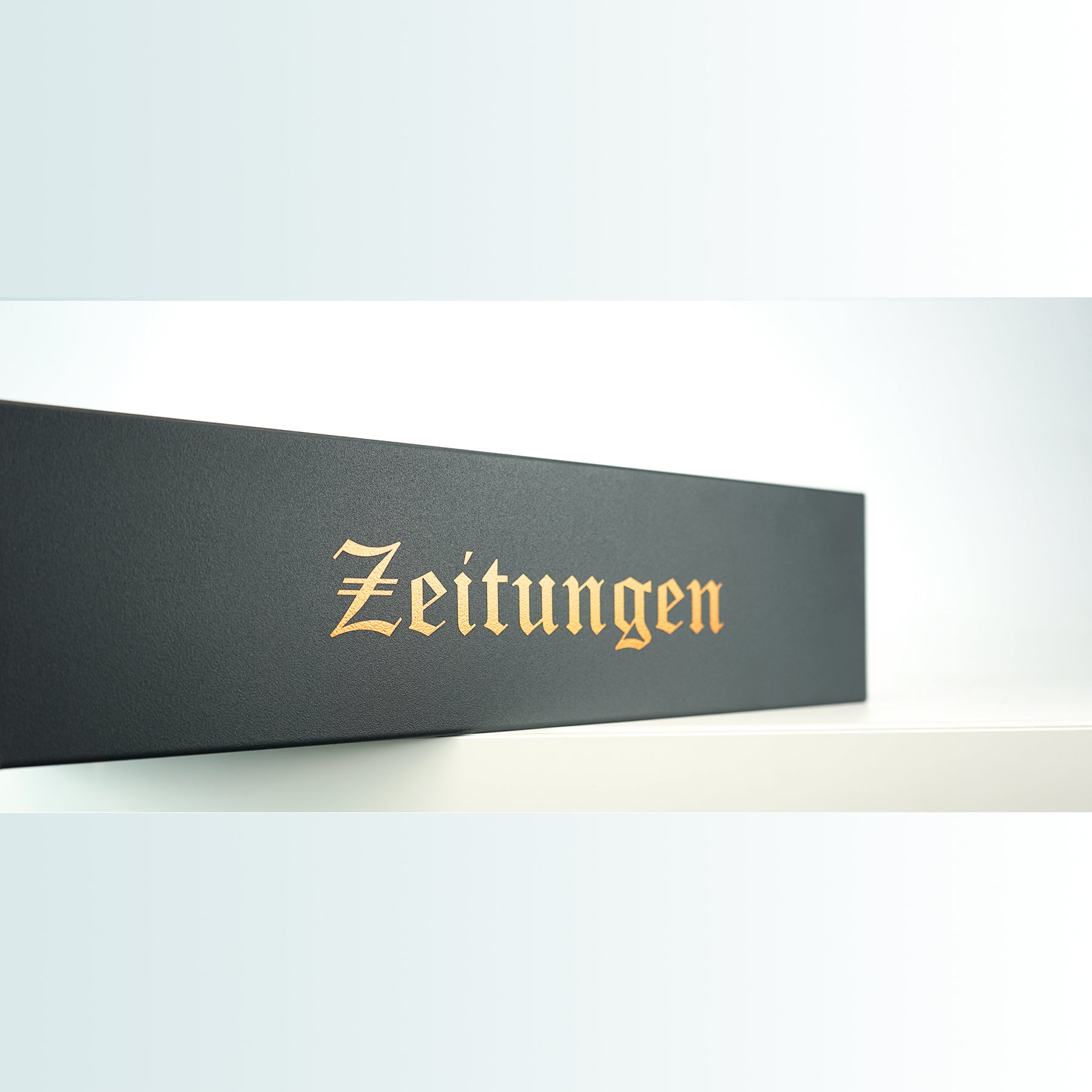 Beschriftung Zeitungen für Zeitungsfächer ZF 1 gold