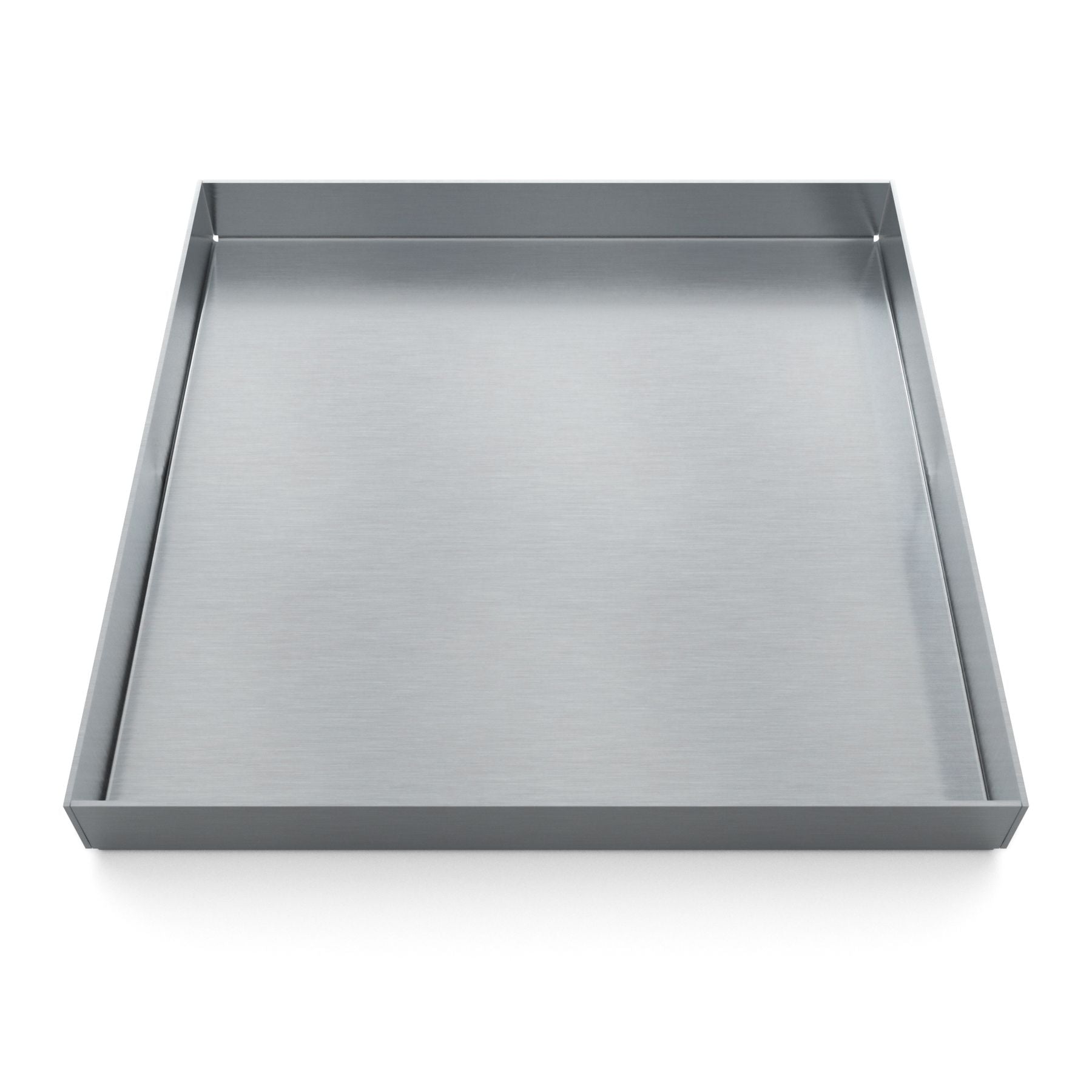 Edelstahl Bodenschutzwanne Pflanzenuntersetzer quadratisch