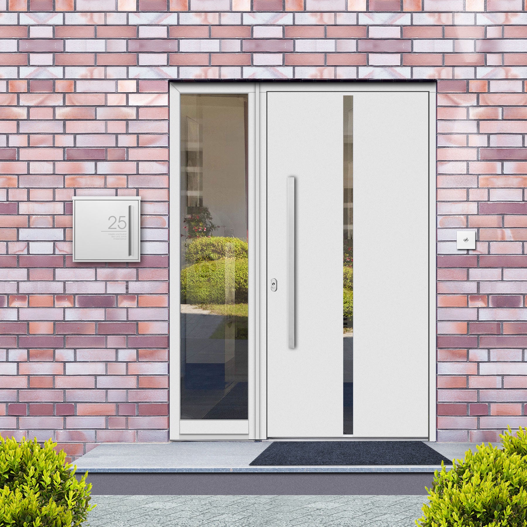 Postkasten modern matt für jede Hausfassade