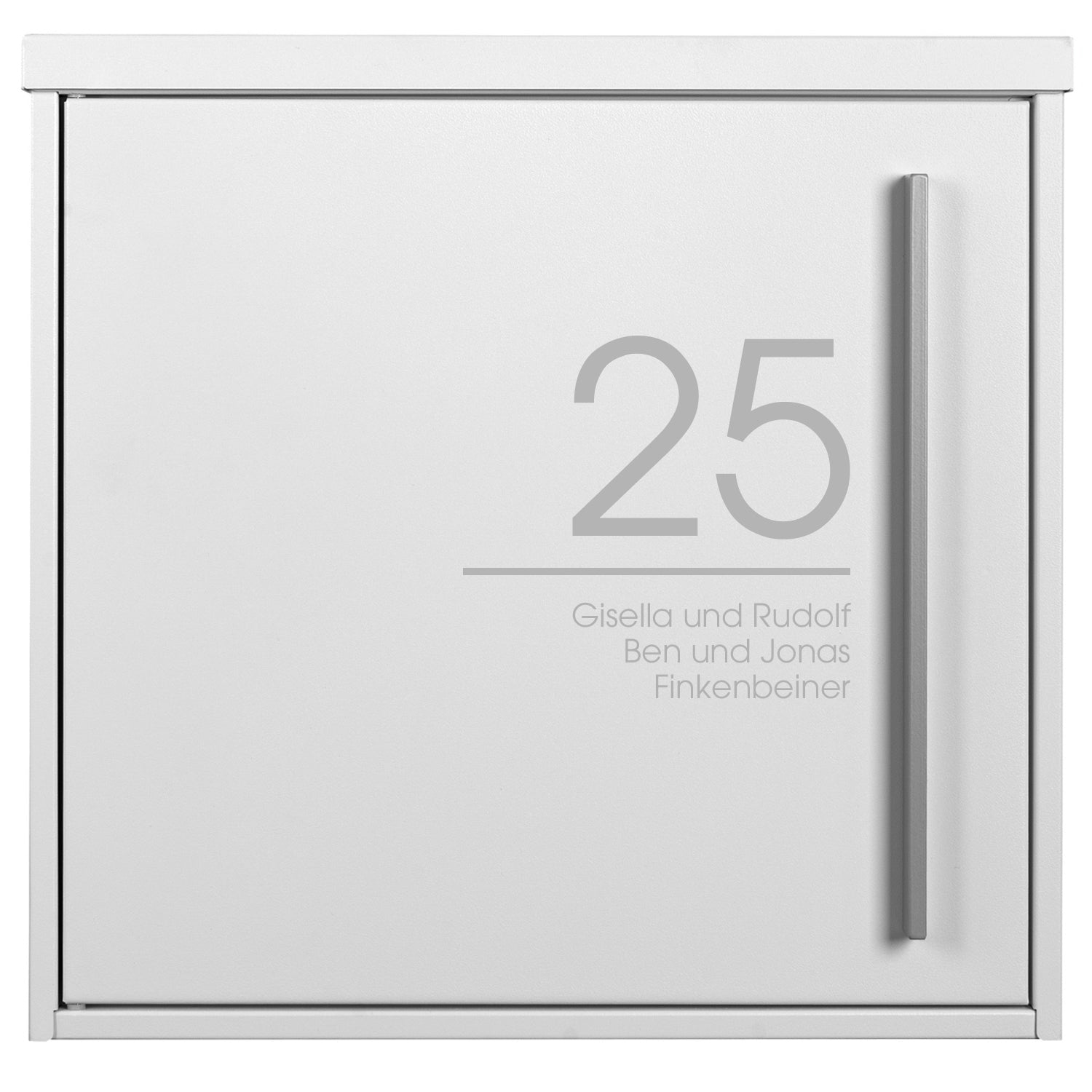 Hochwertiger Briefkasten mit individueller Personalisierung