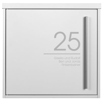 Hochwertiger Briefkasten mit individueller Personalisierung