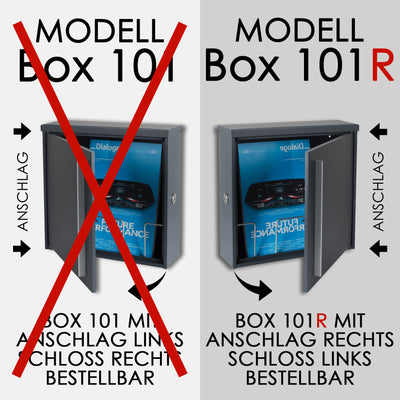 MOCAVI Box 101 in Rechts- und Linksanschlag erhältlich