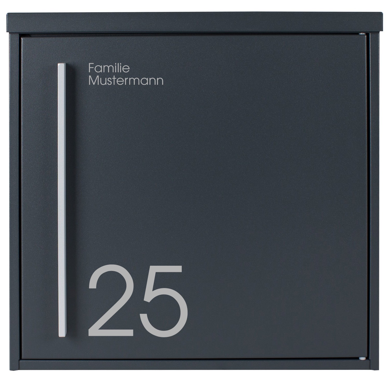 Box 101R mit Folienbeschriftung anthrazit