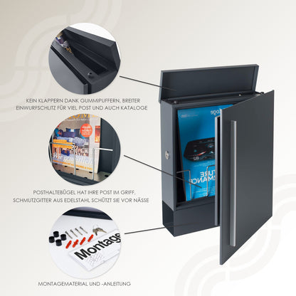 Briefkasten Box 110r anthrazit