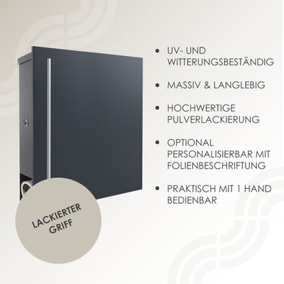 Briefkasten Box 110r anthrazit