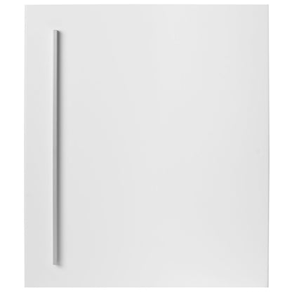 B-Ware Box 110R Design-Briefkasten mit Zeitungsfach weiss (RAL 9003) Wandbriefkasten, Schloss links, groß 12 Liter