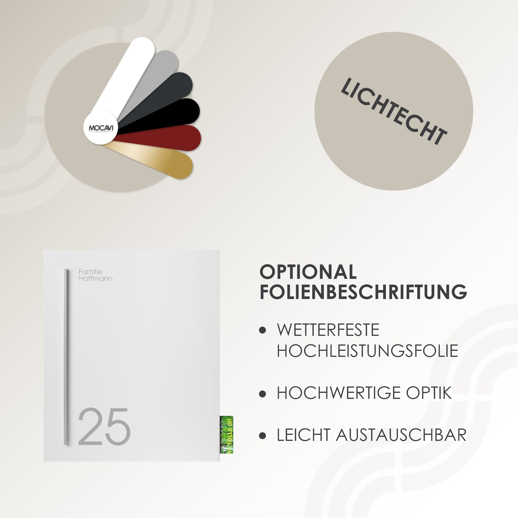 Briefkasten Box 110r weiß