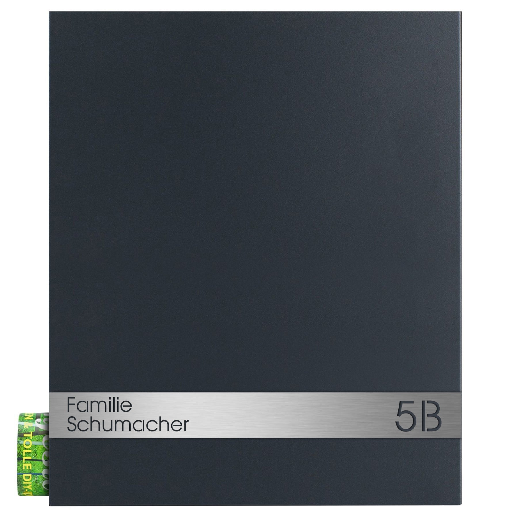 Briefkasten Box 111 Stick331 anthrazit personalisiert