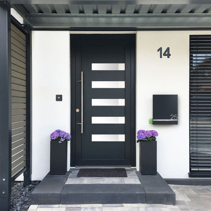 Briefkasten Box 111 Stick316 anthrazit personalisiert