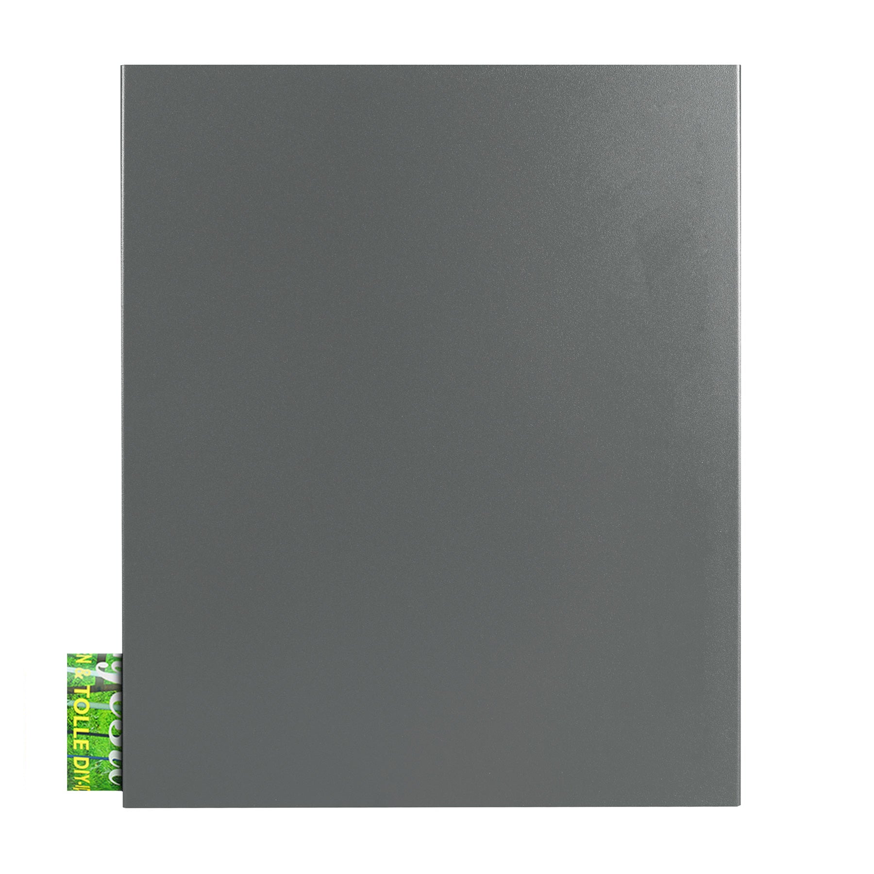 B-Ware Box 111 Design-Briefkasten mit Zeitungsfach basalt-grau (RAL 7012)