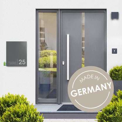 Briefkasten Box 111 Nf72a basalt-grau personalisiert