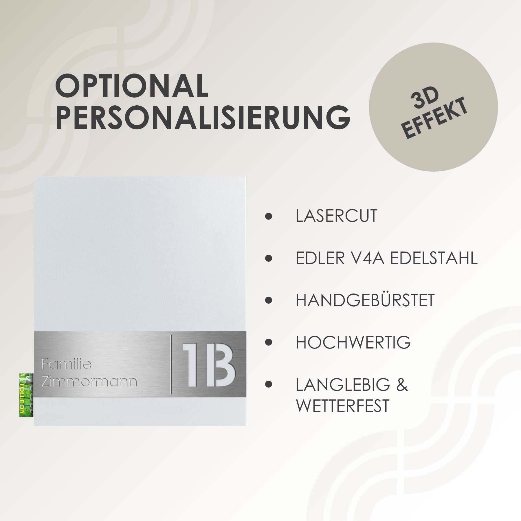 Briefkasten Box 111r Stick330 weiß