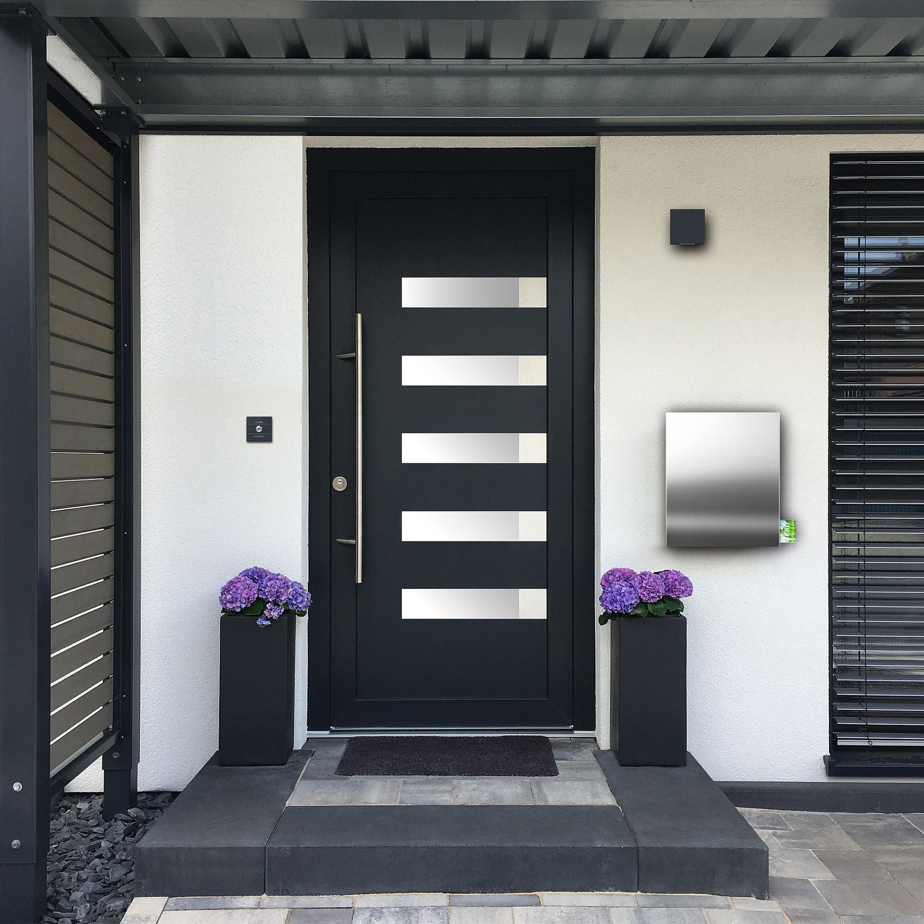 Briefkasten Box 111r Edelstahl