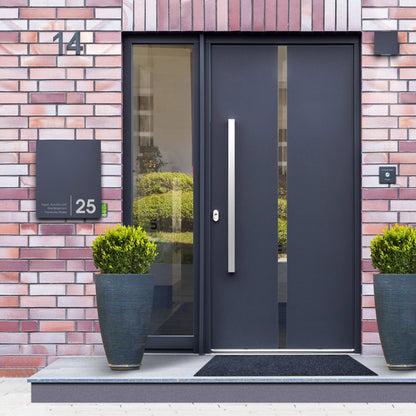 Briefkasten Box 116 Nc anthrazit personalisiert