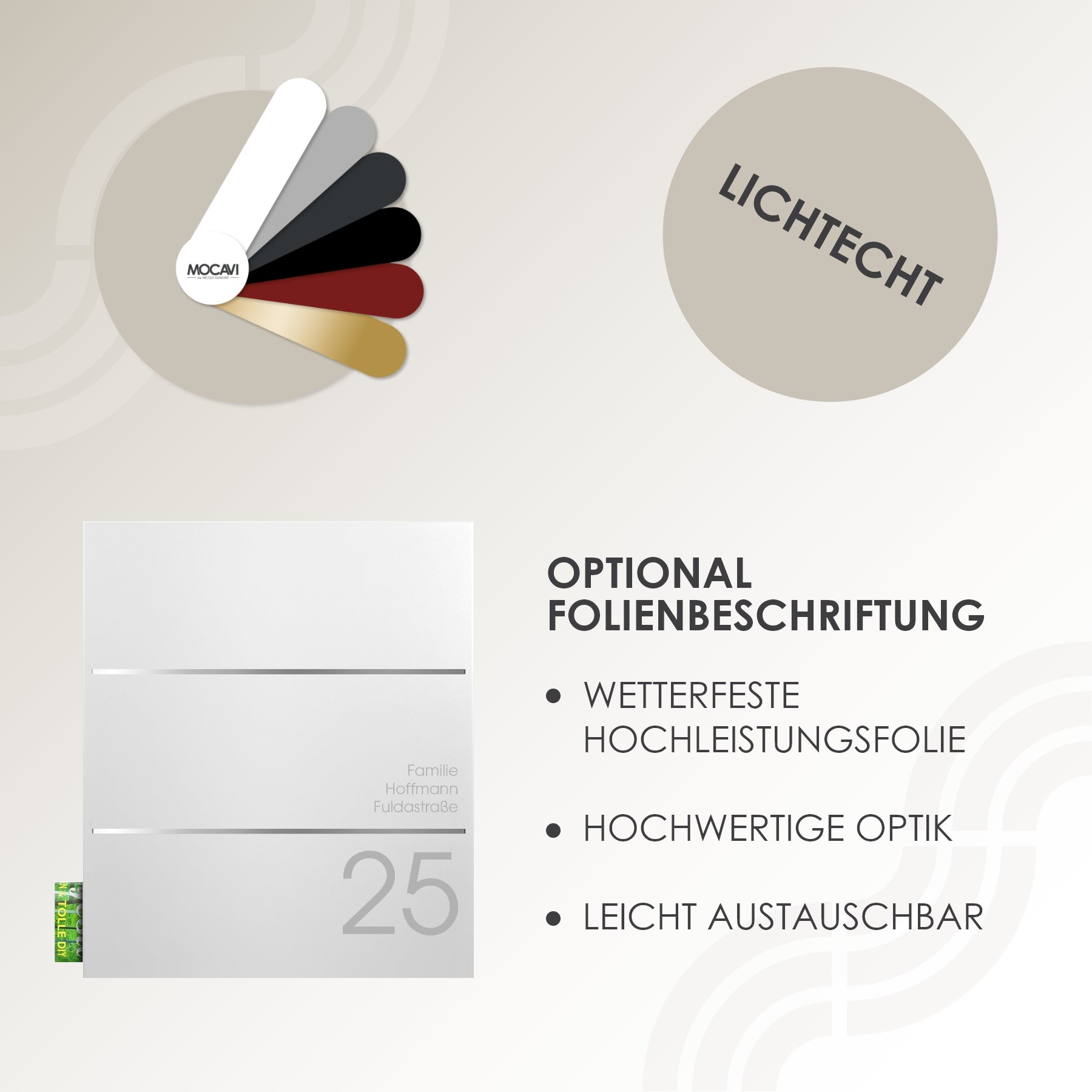 Briefkasten Box 141 weiß