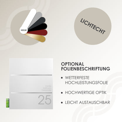 Briefkasten Box 141 weiß