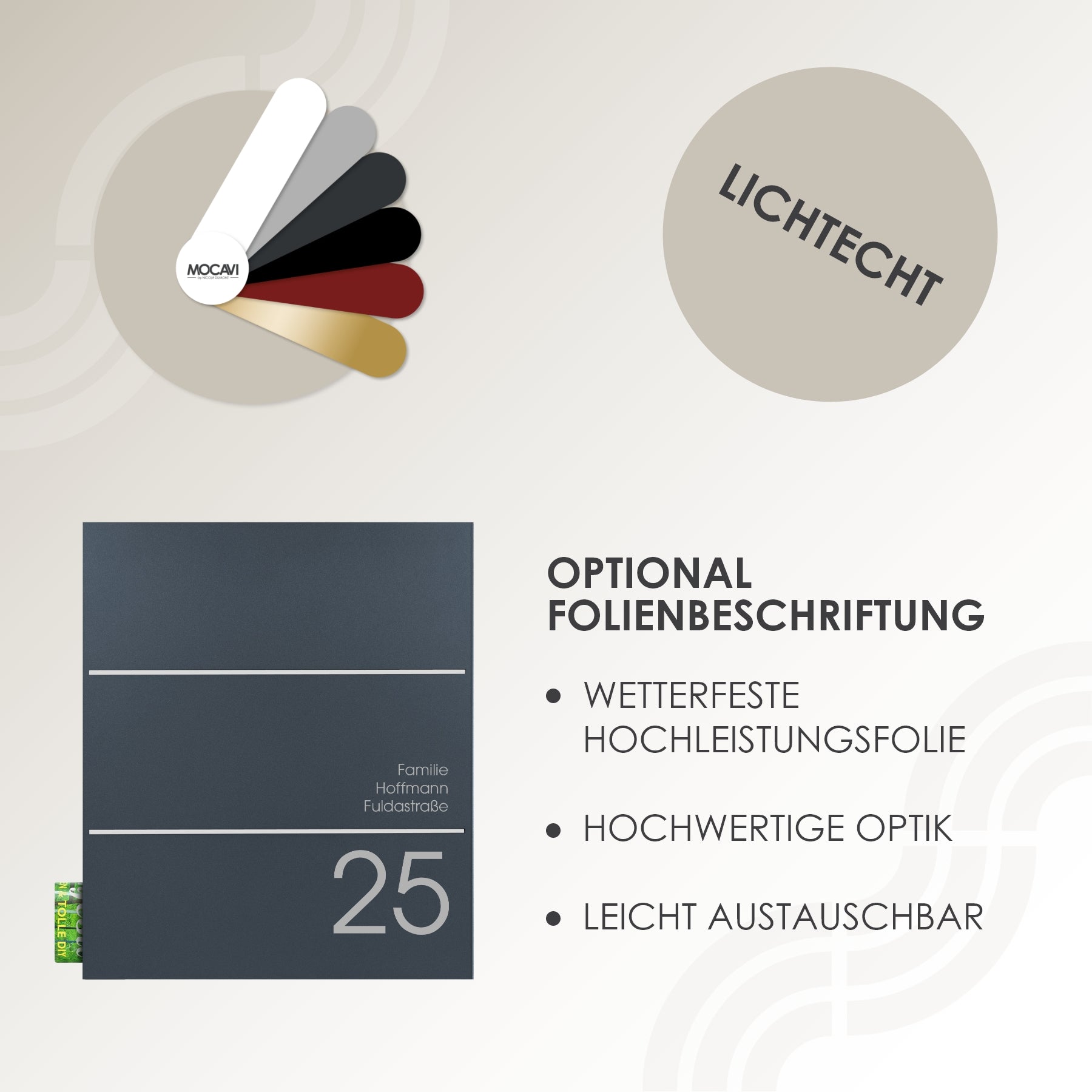 Briefkasten Box 141r anthrazit