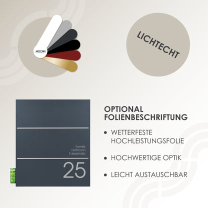 Briefkasten Box 141r anthrazit