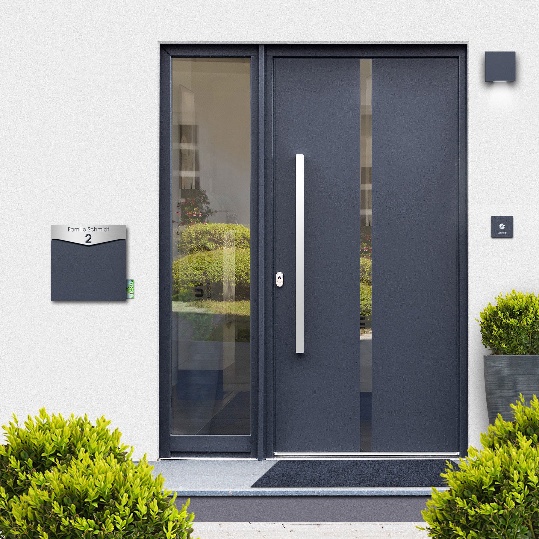 Personalisierte Box 710 anthrazit