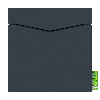 B-Ware Box 710 Briefkasten mit Zeitungsfach anthrazit