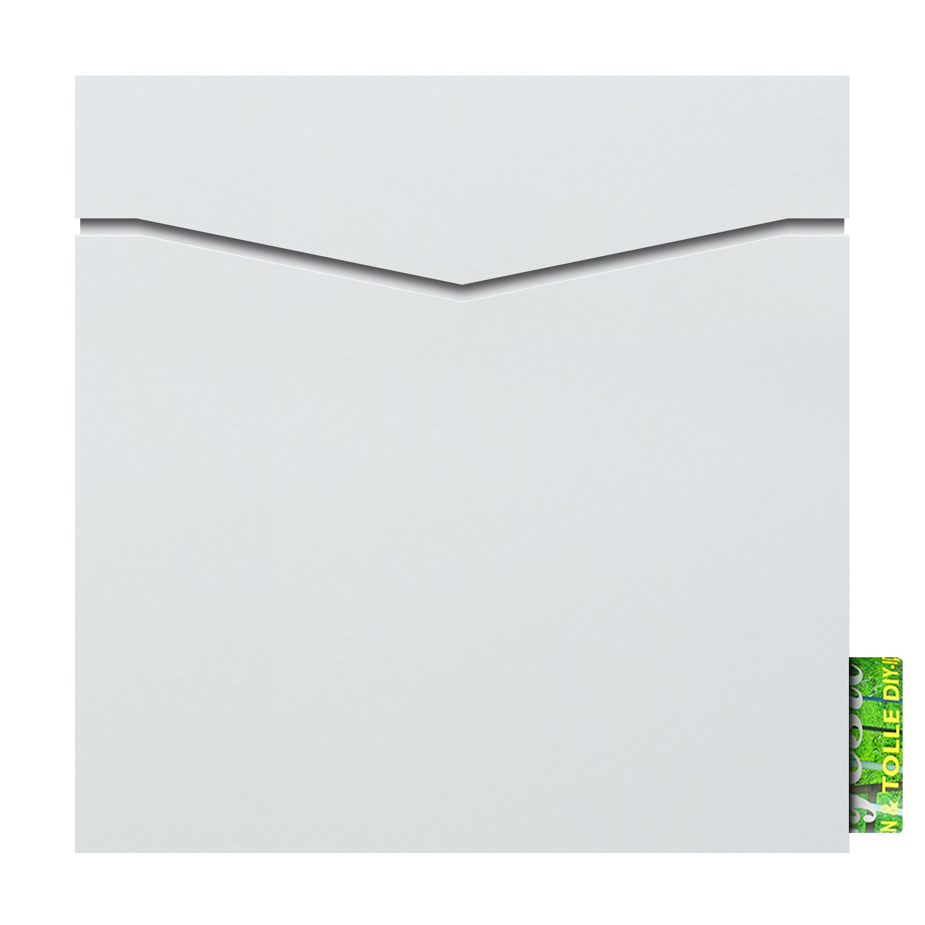 B-Ware Box 710 Briefkasten mit Zeitungsfach weiß