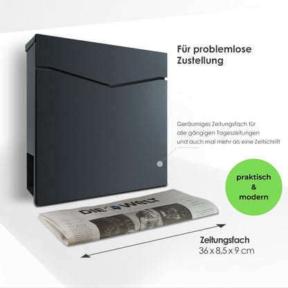 Problemlose Zustellung großes Zeitungsfach