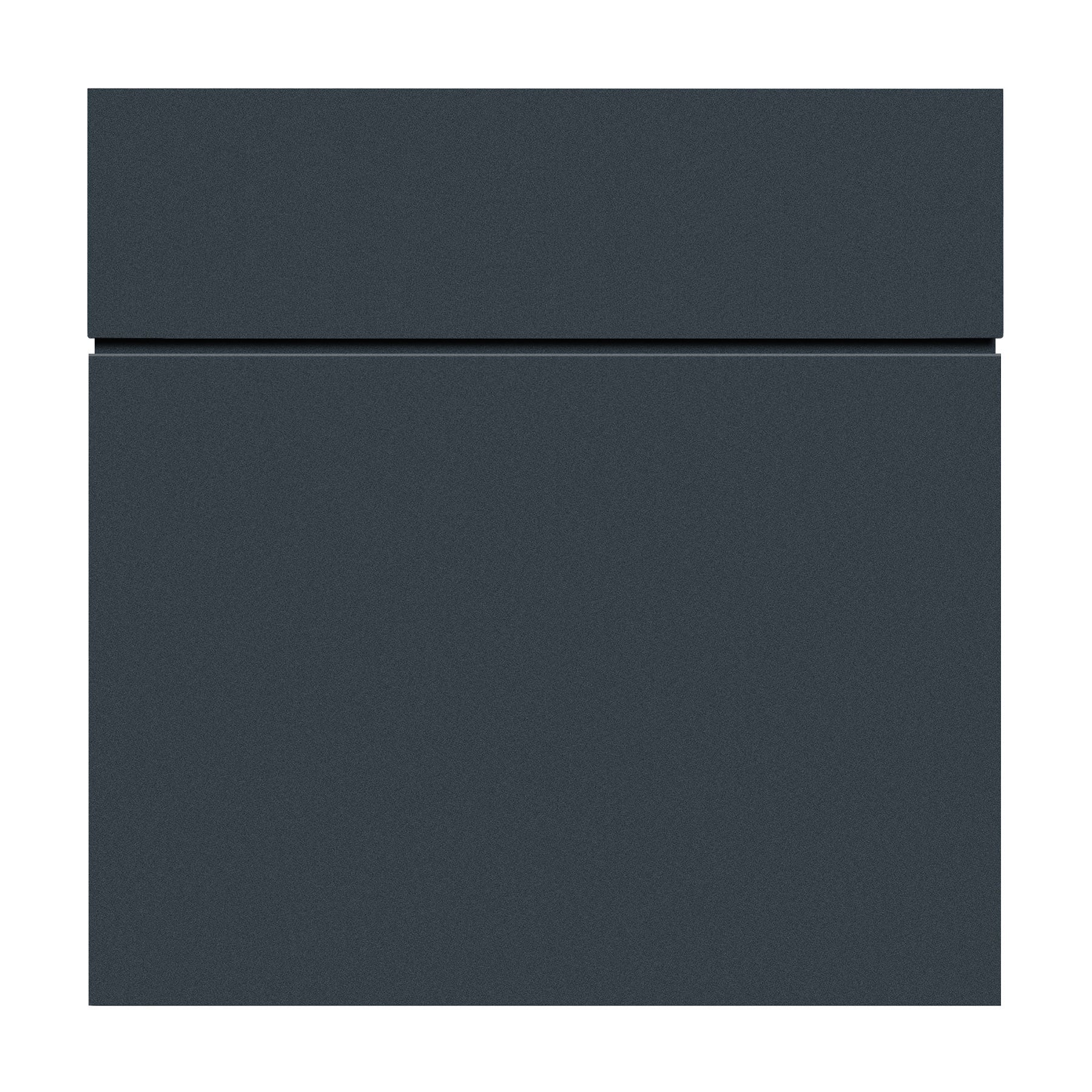 B-Ware Box 715 Briefkasten mit Zeitungsfach anthrazit