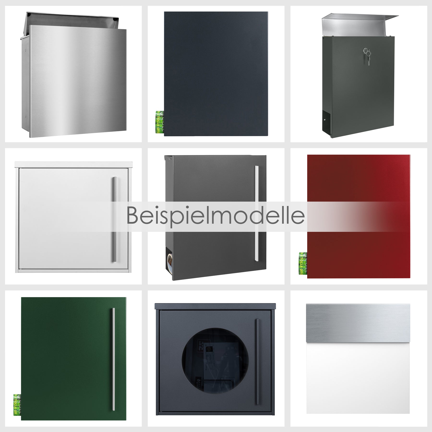 Wand-Briefkasten B-Ware mit optischen Mängeln | Modell je nach Verfügbarkeit