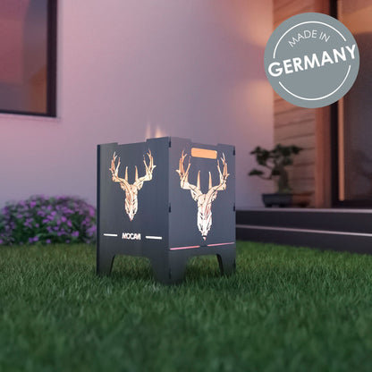 Edelstahl Feuerkorb Deer 52 cm | 3 mm V2A